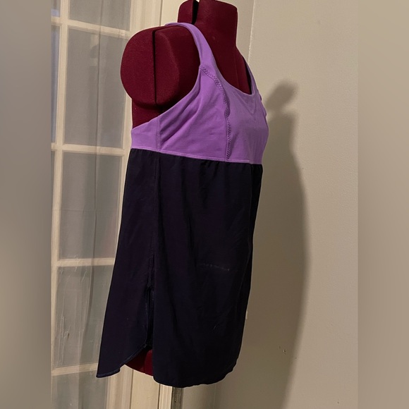 LULULEMON venus tank color inkwell and power purple size 8 - Picture 6 of 8